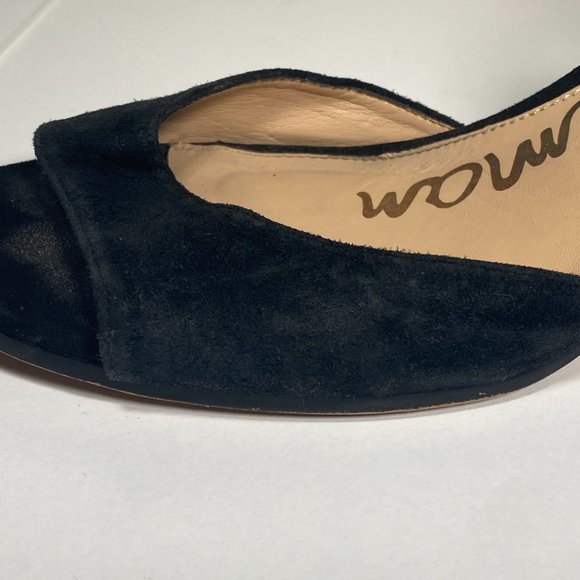 Sam Edelman I Black Susie d'Orsay Ankle Strap Block Heel Sandal size 8.5 - Picture 7 of 15